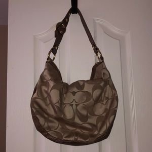 Tan Coach Purse